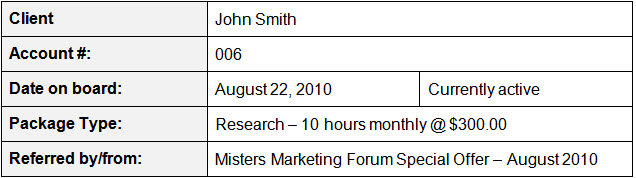 success with clients